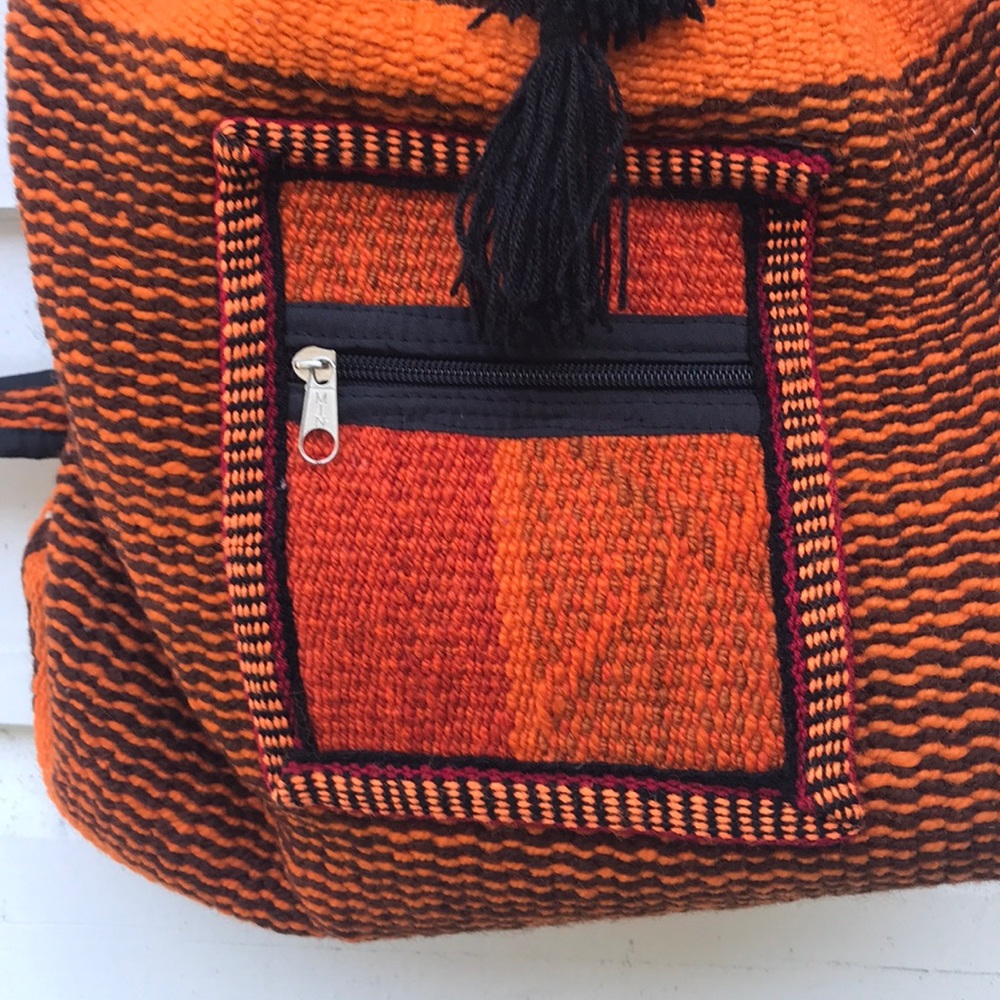 Peruvian Backpack Orange - image 6
